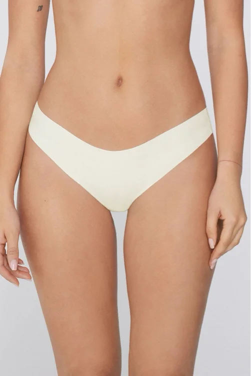 Nahtloser Brazilian Slip Mit Hohem Beinausschnitt  Größe L