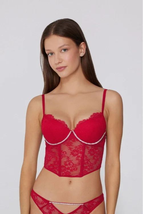 Bra-top Mit Push-up-bh Precious Spark  Größe 70B