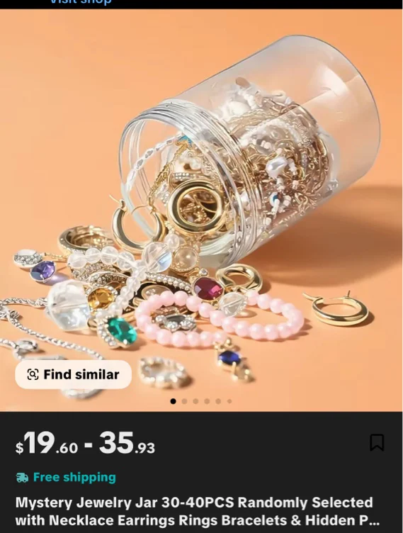 Mystery jewelry jar-Jewelry Box for Women, Gift Set(Necklace - TikTok Shop