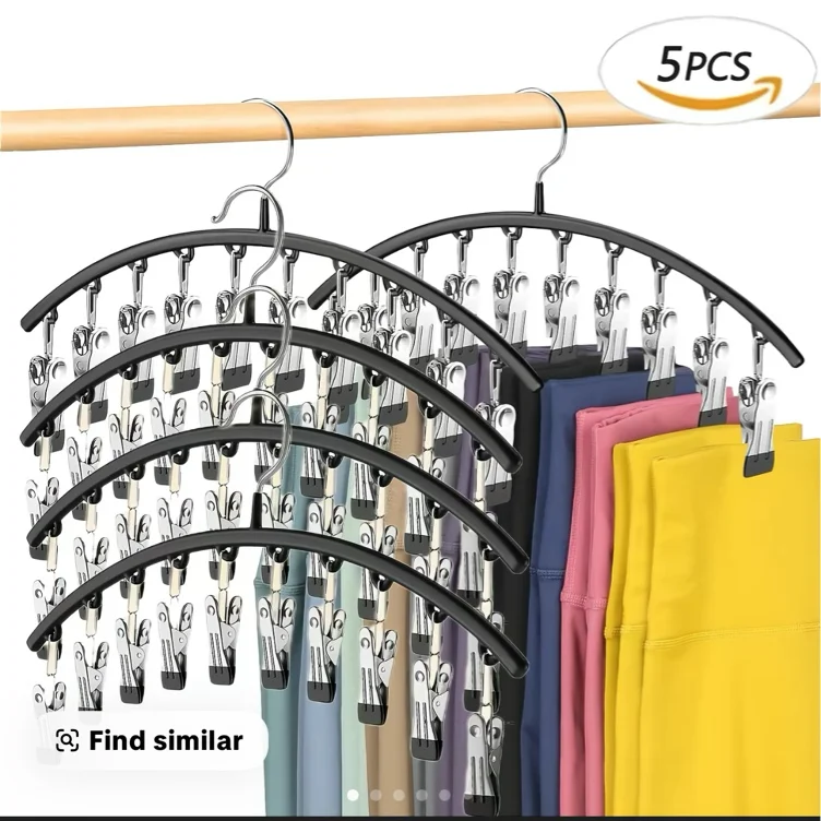 Legging Organizer for Closet, Metal Yoga Pants Hangers 2 Pac - TikTok Shop