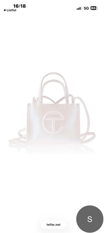 Small Shopping Bag - Pearl 