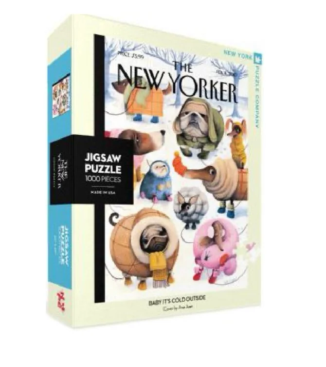 Baby it's Cold Outside 1000 Piece Puzzle New York Puzzle Company Author
