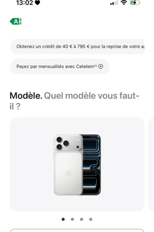 Le 17 pro ou le 17 aire