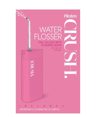Piksters CRUSH Water Flosser Set Pink  - Boots