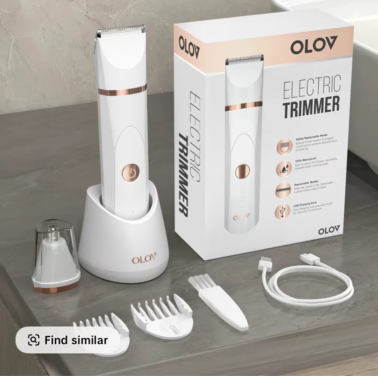 OLOV Electric Body Hair Shaver-Groin Hair Trimmer, Ball Trimmer - TikTok Shop