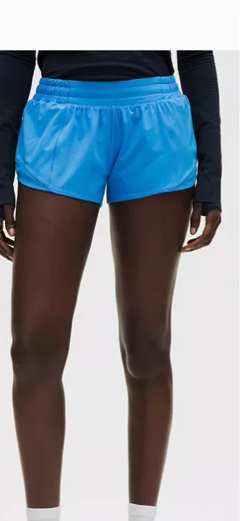 Hotty Hot Low-Rise Lined Short 2.5" -  color Cornflower -- 12