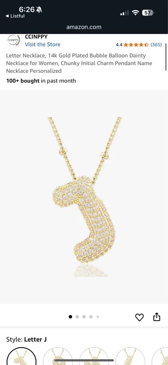 (J) necklace 