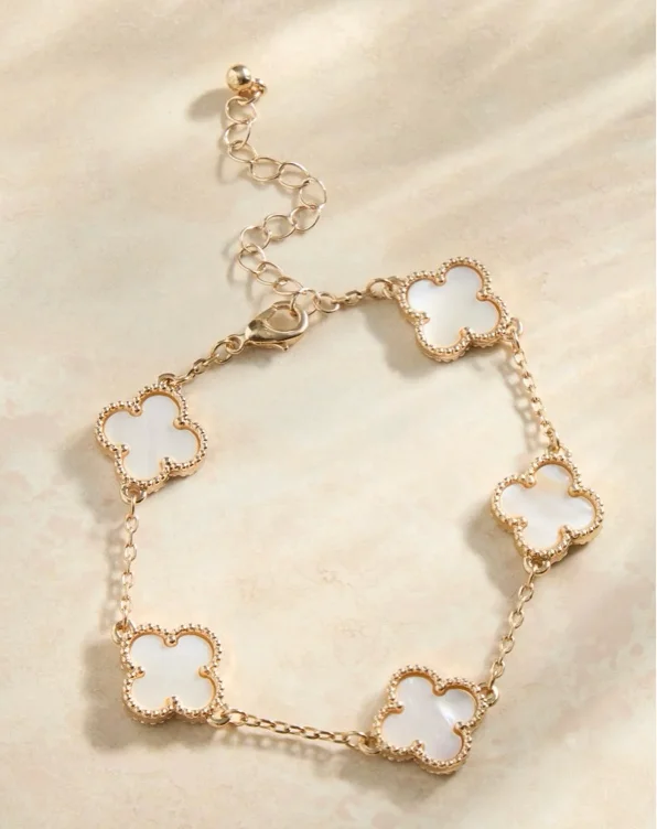 Double Sided Clover Bracelet