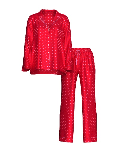 Buy Glazed Satin Long Pajama Set