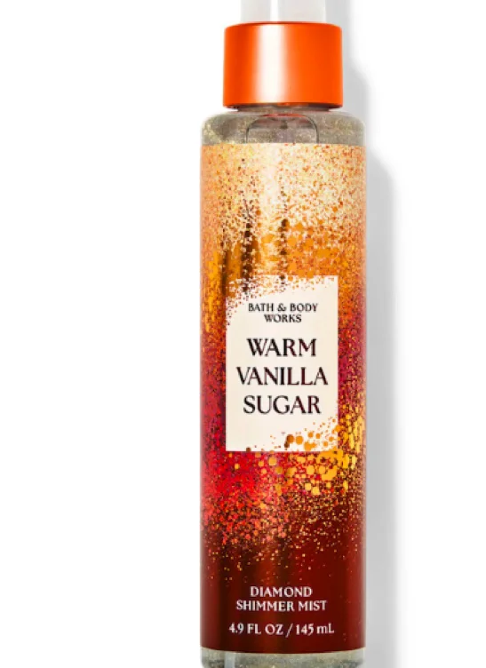 warm vanilla sugar shimmer diamond mist 