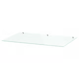 STORKLINTA Glass top - clear 27 1/2x18 7/8 "