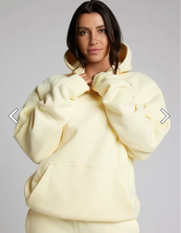 Minimalist Hoodie buttercream