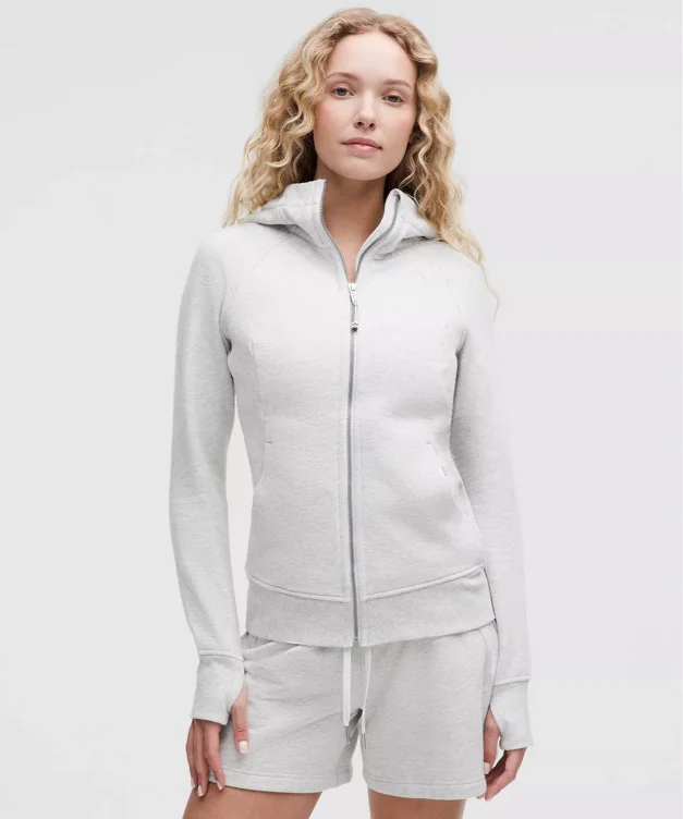 Scuba Full-Zip Hoodie - Blissful Pink - 4