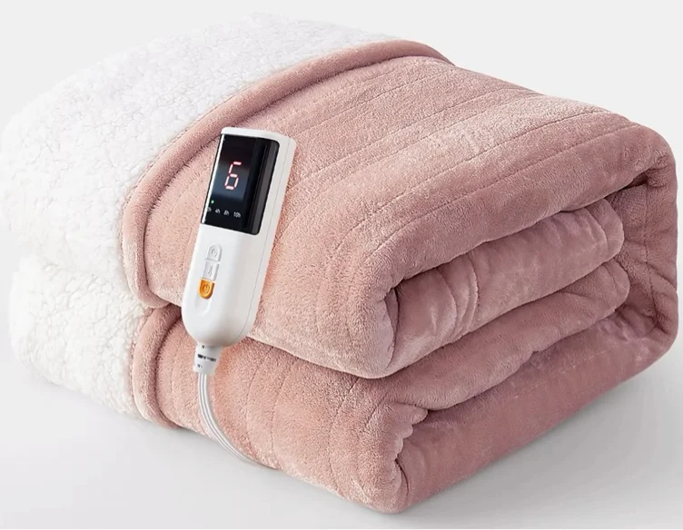 Electric Heated Blanket with Timer & Auto Off, 9-level Temperature - TikTok Shop