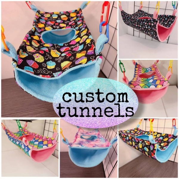 CUSTOM MADE Peekaboo tunnel hammocks