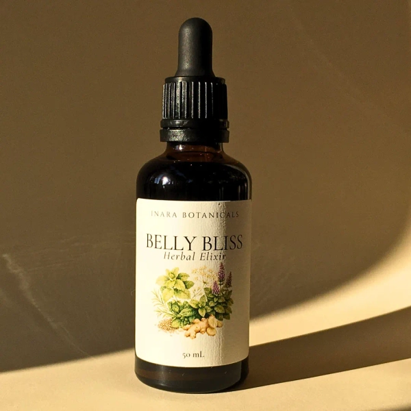 Belly Bliss · Herbal Digestive Elixir · Peppermint, Fennel & Ginger - Etsy Australia