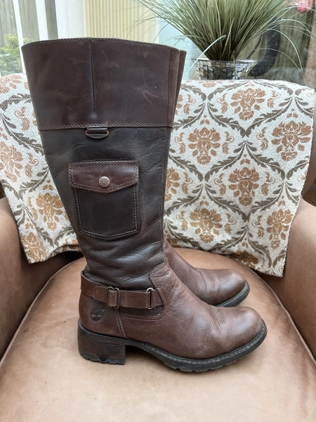 Timberland Knee High Brown Boots , 7 ( more a Size 6)