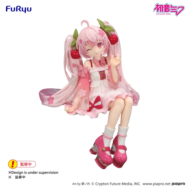 Hatsune Miku - Sakura Miku Noodle Stopper Prize Figure (Wink Ver.)