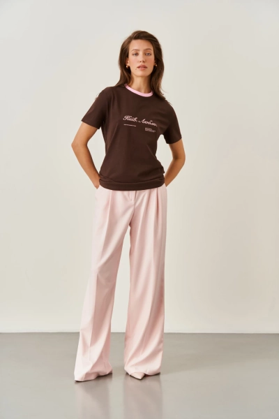 Коричнева футболка «Київ. Люблю.», артикул - 17977, 【MustHave ❤️】ціна - 1799 ₴