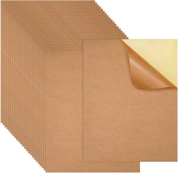 Kraft Sticker Paper Labels