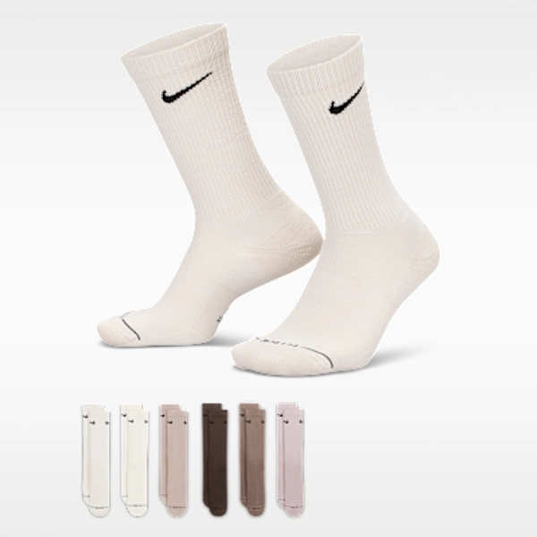 Nike Everyday Elevated Crew Socks (6 Pairs)