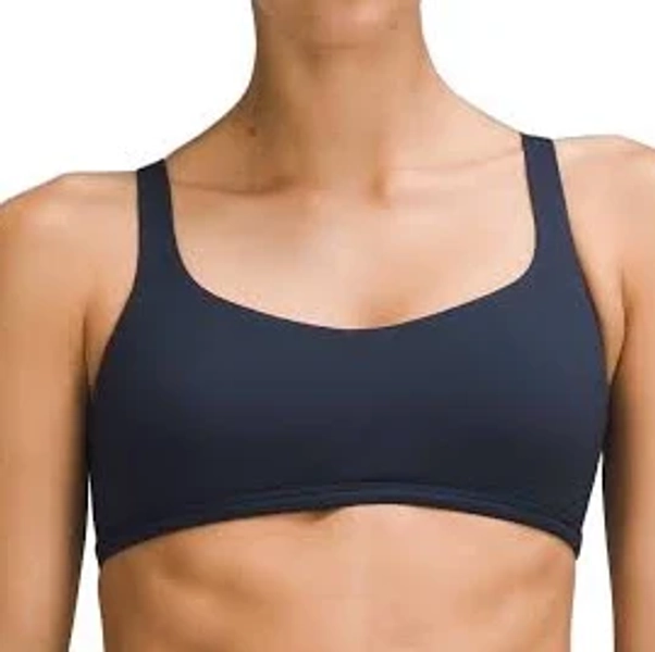 Lululemon Free To Be Wild Yoga Sports Bra | Light Support, Strappy Openback | A-B Cup | True Navy
