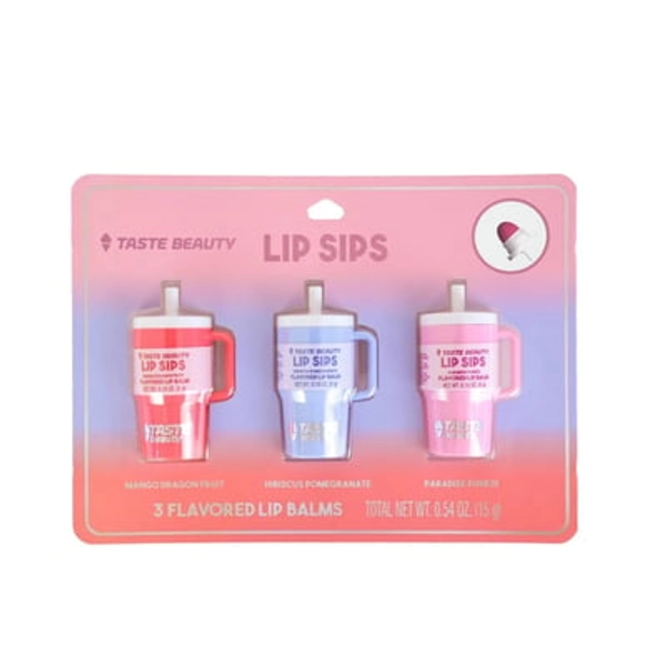 Taste Beauty Lip Balm Tumblers - 3pk