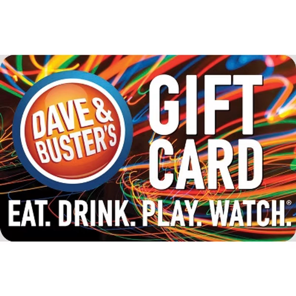 $25 Dave & Buster's Gift Card (Email Delivery)