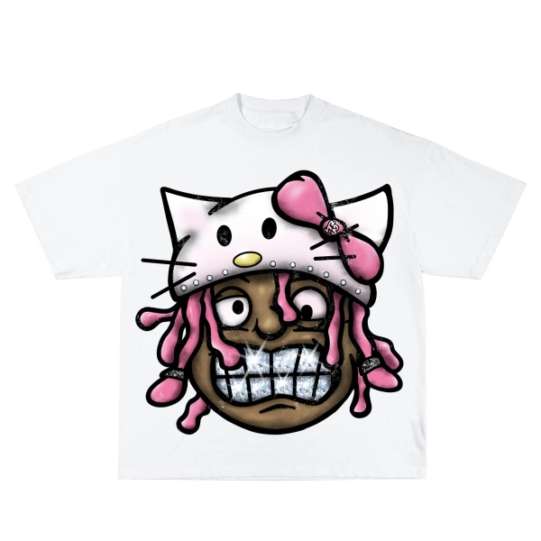 KITTY TRIPPIN TEE - S