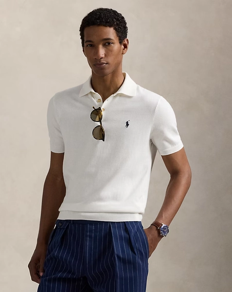 Cotton Polo Jumper
