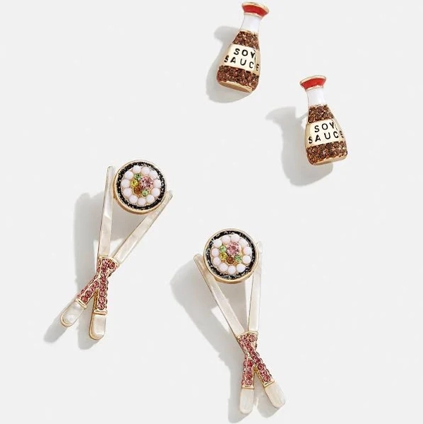 BaubleBar Women's Soy Cute Novelty Earring Set