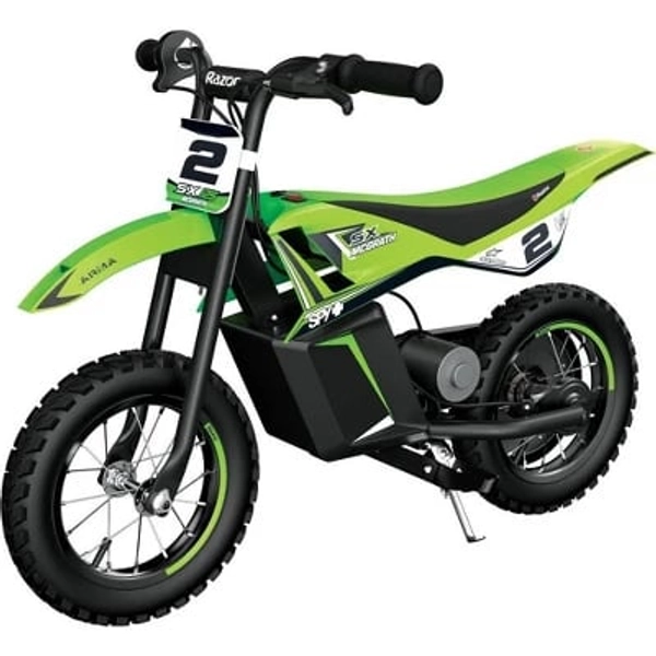 Razor SX125 12V(100W) McGrath Dirt Electric Bike - Green
