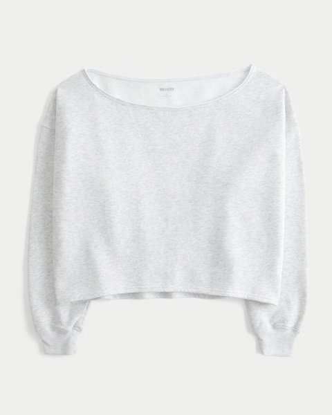 Hollister Feel Good Easy Off-the-Shoulder Sweatshirt