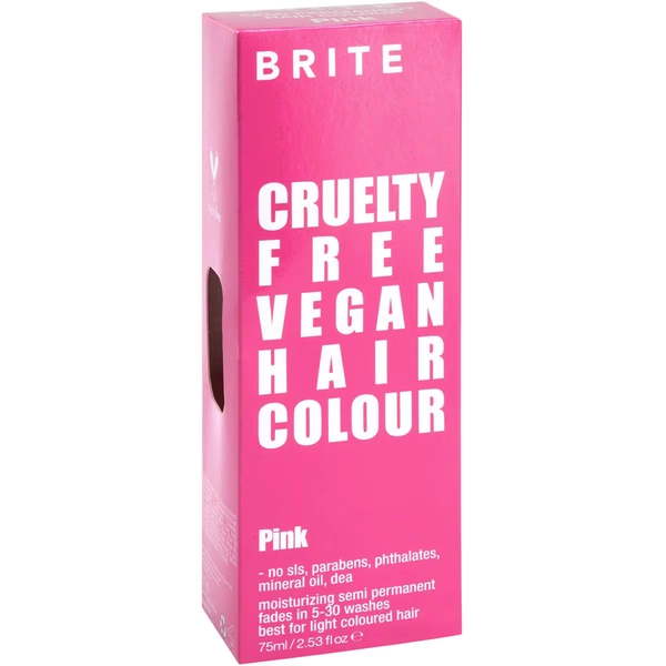 Brite Semi Permanent Hair Colour Pink 75mL