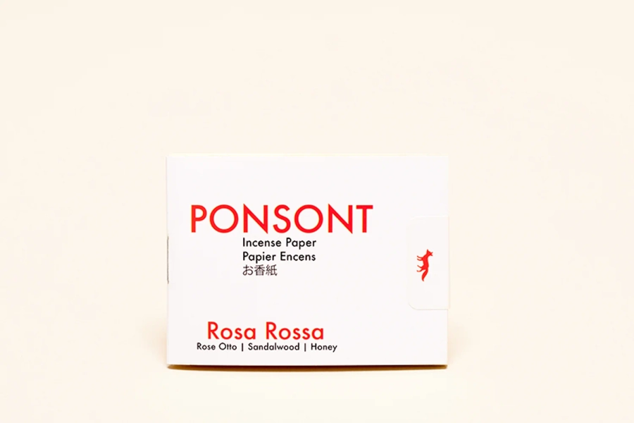 LAURA: ROSA ROSSA INCENSE PAPER — PONSONT