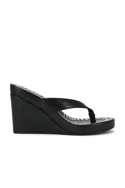 Jeffrey Campbell Liezel Strap Sandal in Black & Silver | REVOLVE