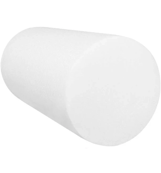 CanDo White PE Foam Roller