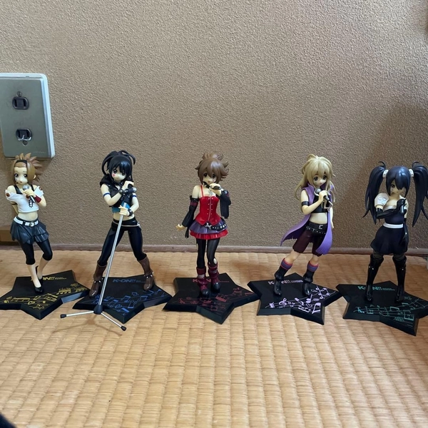 K-On Death Devil Costume Figure Set of 5 Authentic Collectible Anime Japan