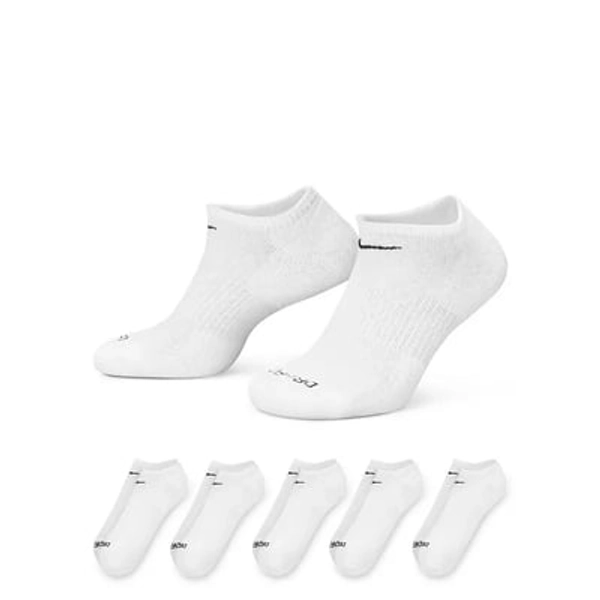 Men's Nike 6-pack Everyday Plus Cushion No-Show Training Socks, Size: 8-12, White