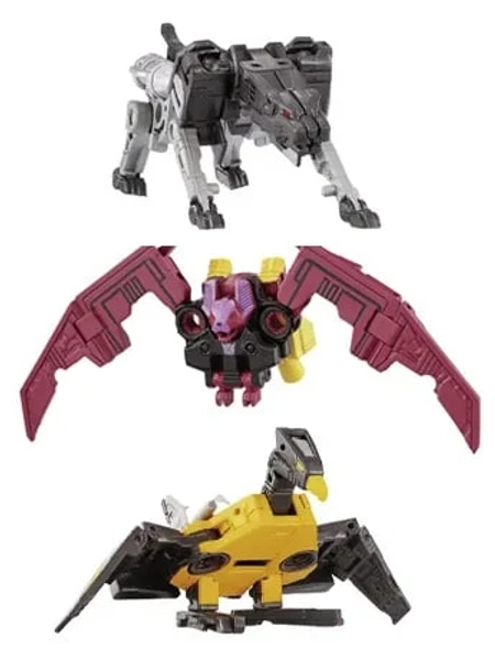 Transformers Masterpiece G MPG-22 Jaguar & Buzzsaw & Ratbat Action Figure Set