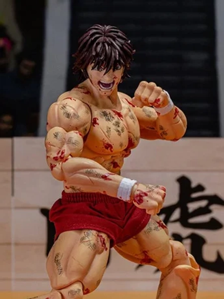 Baki Hanma: Son of Ogre Saba Grand Arena Series Baki Hanma (Battle Damaged Ver.) 1/12 Scale Limited Edition Action Figure