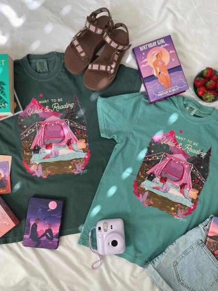 Wild and Reading Graphic T-shirt *PRE-ORDER* - Etsy
