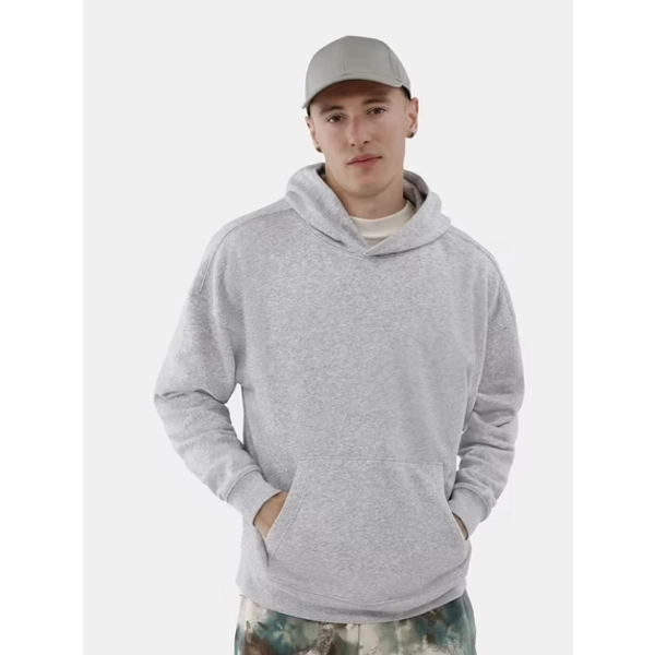 No Boundaries All Gender Oversized Fleece Hoodie Sweatshirt, 1 or 2-Pack, Men's