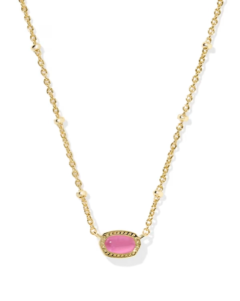 Mini Elisa Gold Satellite Short Pendant Necklace