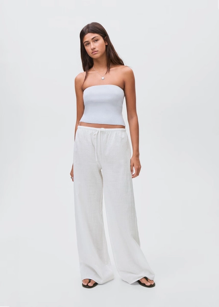 Organic cotton trousers - Teen | MANGO USA