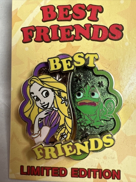 Disney Parks Best Friends Tangled Rapunzel Pascal Limited Edition Trading Pin