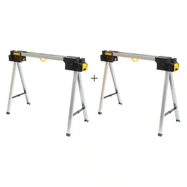 DEWALT 32 in. Metal Folding Sawhorse (2 Pack) DWST111552PK