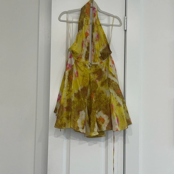 Zara backless multi colored dress size L