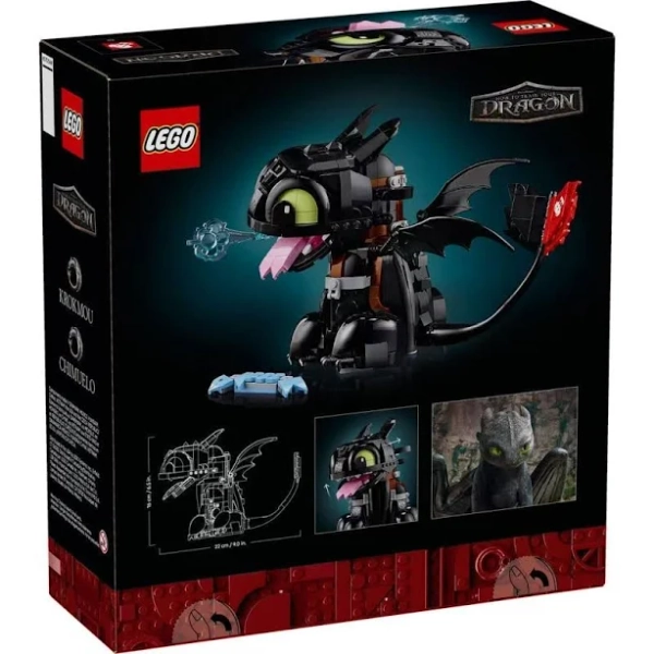 Lego 10375icons Series How To Train Your Dragon: Toothless Building