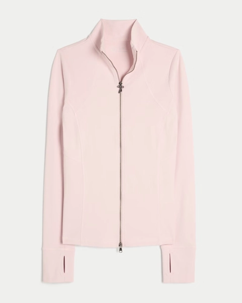 Women's Gilly Hicks Active Recharge Slim & Snatched Full-Zip | Women's Tops | HollisterCo.com